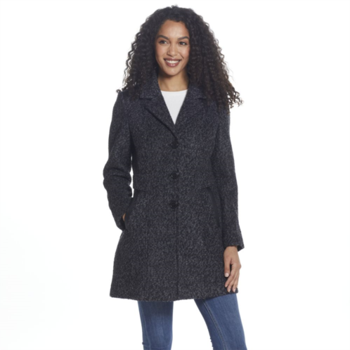 Womens Gallery Wool-Blend Walker Coat