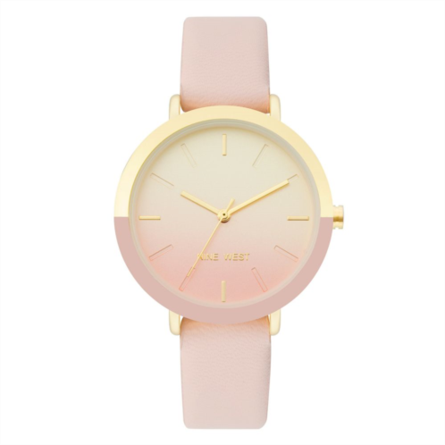 Nine West Womens Two Tone Degrade Dial Watch
