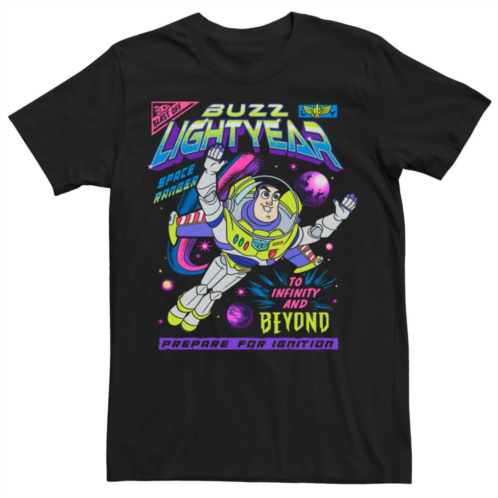Licensed Character Mens Disney / Pixar Toy Story Four Buzz Lightyear Space Ranger Comic To Infinity And Beyond Tee