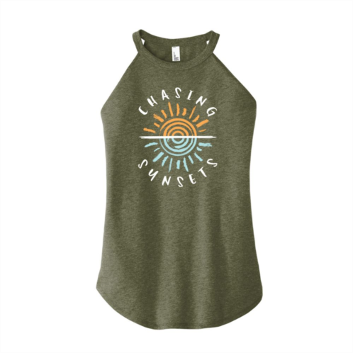 Licensed Character Juniors Chasing Sunsets High Neck Tank Top
