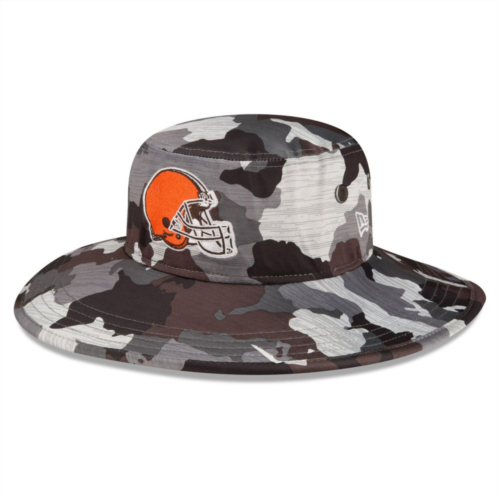 Mens New Era Camo Cleveland Browns 2022 NFL Training Camp Official Panama Bucket Hat