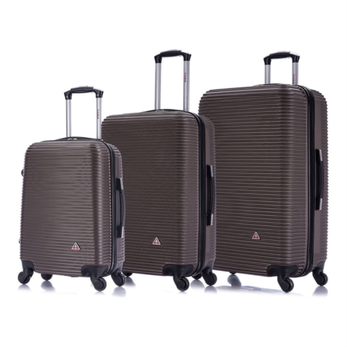 InUSA Royal 3-Piece Hardside Spinner Luggage Set