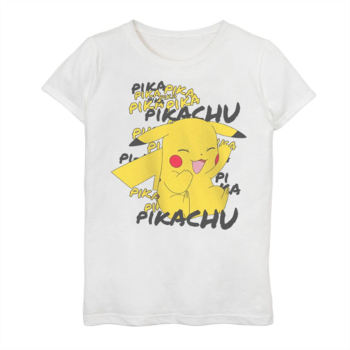 Girls 7-16 Pokemon Pikachu Laugh Graphic Tee