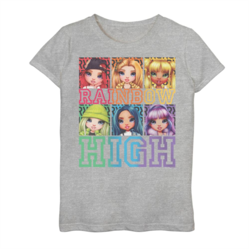 Licensed Character Girls 7-16 Rainbow High Boxes Graphic Tee