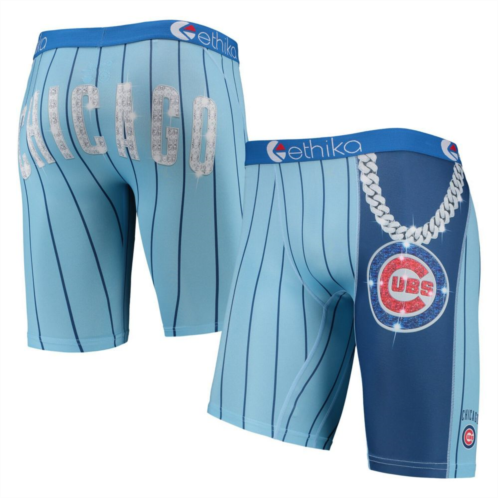 Unbranded Mens Ethika Royal Chicago Cubs Slugger Boxers