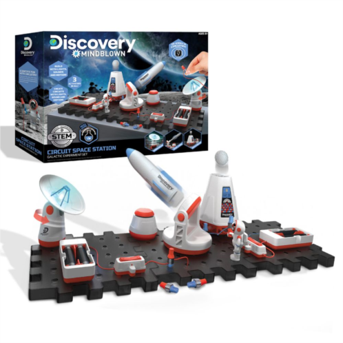 Discovery Mindblown Discovery #Mindblown Circuit Space Station Galactic Experiment Set Build-It-Yourself Engineering Toy Kit