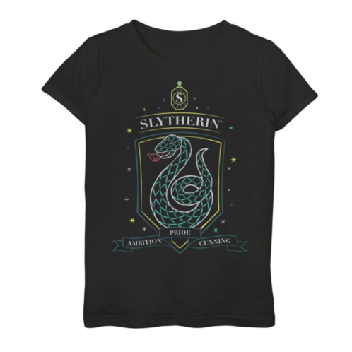 Girls 7-16 Harry Potter Slytherin Stmp Graphic Tee