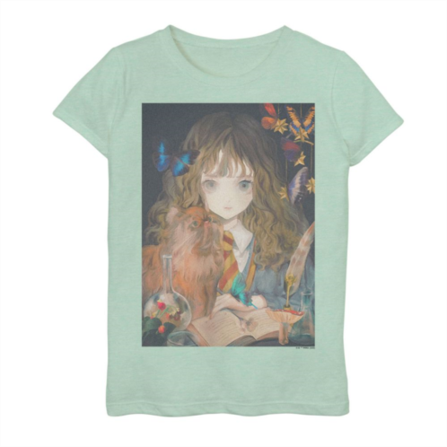 Girls 7-16 Harry Potter Hermionie And Cat Graphic Tee
