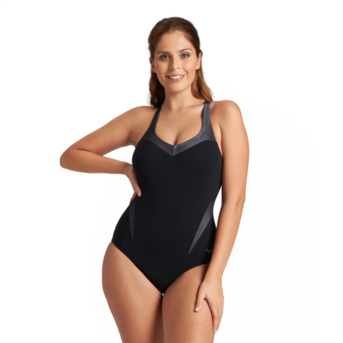 Womens Arena Bodylift Isabel Light Crossback B-Cup Shaping One-Piece Swimsuit