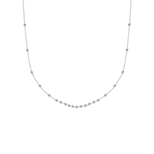 PRIMROSE Sterling Silver Graduated Bead Necklace
