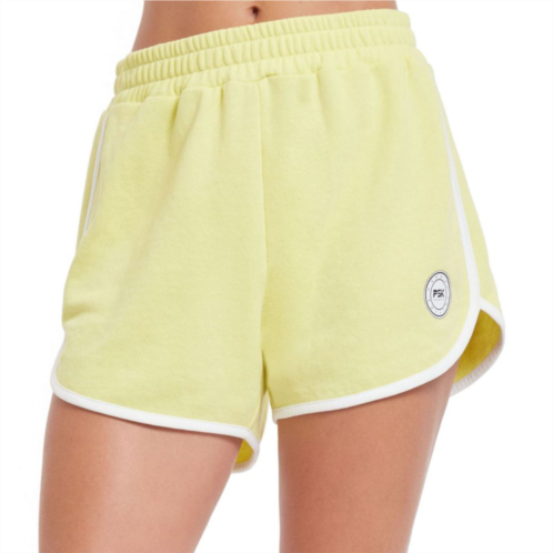 Plus Size PSK Collective Curved-Hem French Terry Shorts