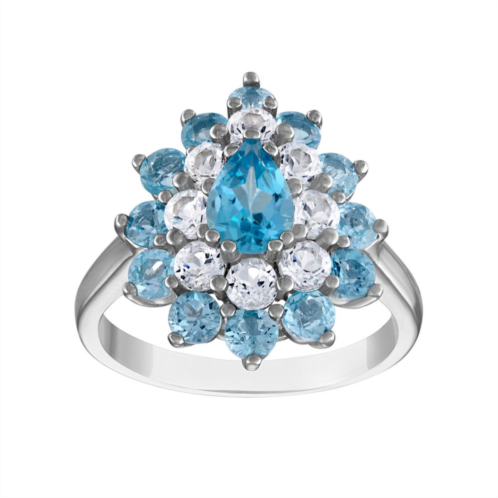 Designs by Gioelli Sterling Silver Gemstone Ring