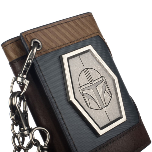 Licensed Character Mens The Mandalorian Chain Wallet