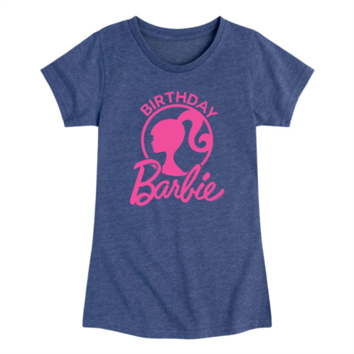 Girls 7-16 Barbie Birthday Logo Graphic Tee
