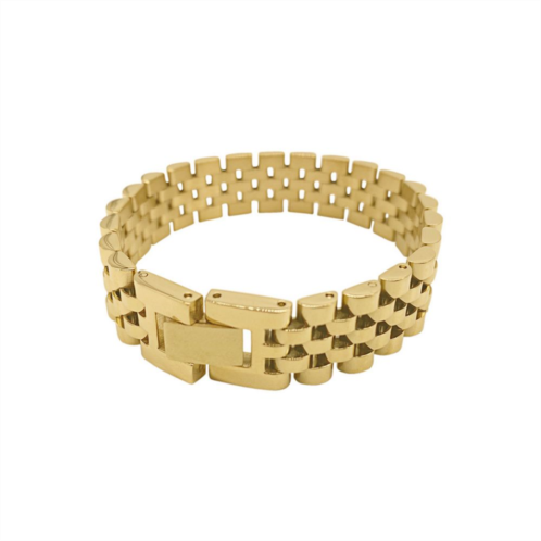 Adornia 14k Gold Plated Watch Band Bracelet