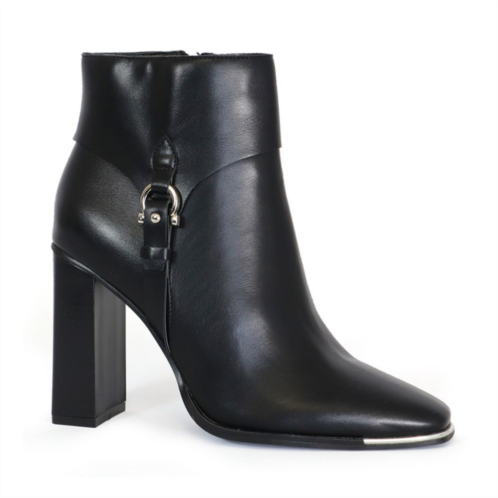 Yoki Quincy-03 Womens Heeled Ankle Boots