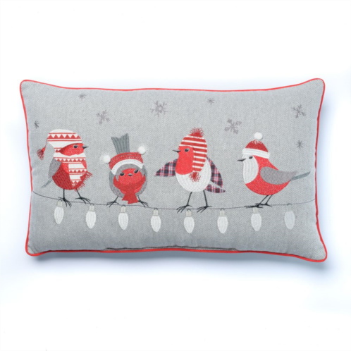 Tempo Home Redbirds Christmas Lumbar Throw Pillow