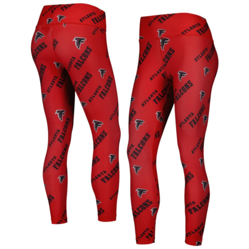 Unbranded Womens Concepts Sport Red Atlanta Falcons Breakthrough Allover Print Lounge Leggings