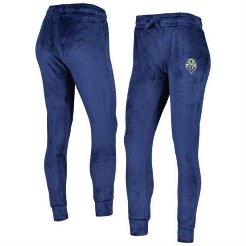 Unbranded Womens Concepts Sport Navy Seattle Sounders FC Intermission Velour Cuffed Pants