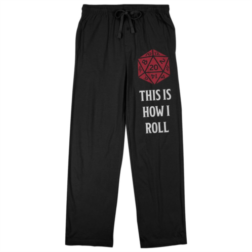 Licensed Character Mens Dungeons and Dragons Sleep Pants