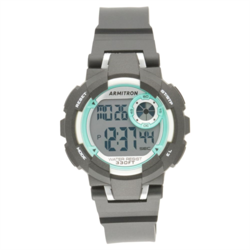 Armitron Pro Sport EL LCD Black & White Watch - 45-7140BBK