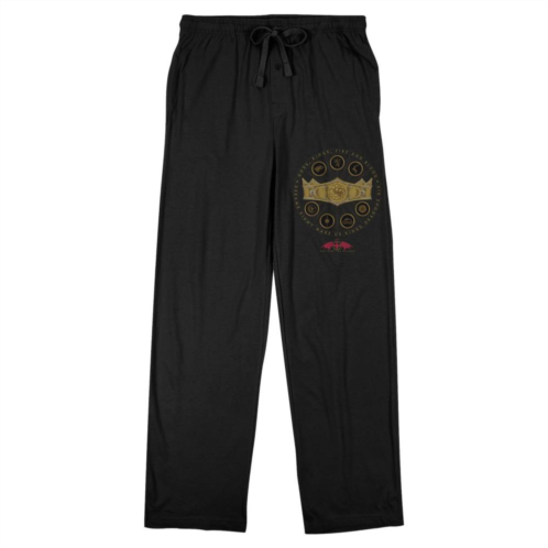 Licensed Character Mens House of Dragon Gold Dragon Wings Sleep Pants