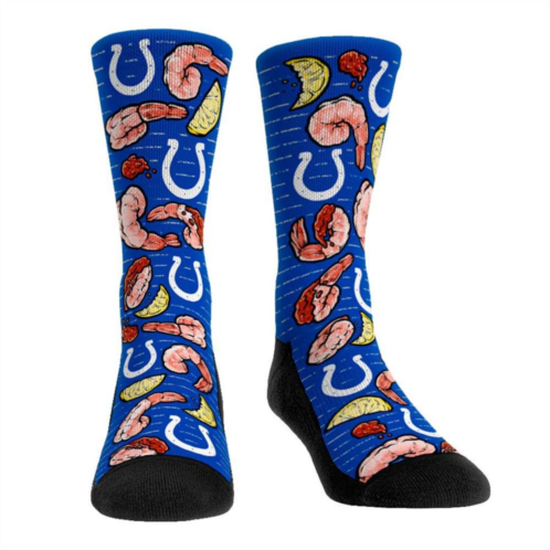 Unbranded Mens Rock Em Socks Indianapolis Colts Localized Food Crew Socks