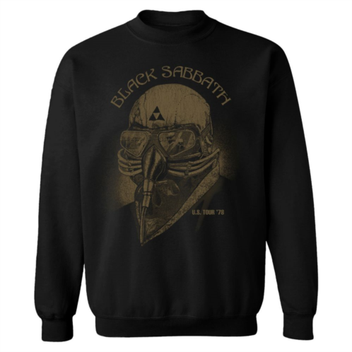 Licensed Character Mens Black Sabbath US Tour 78 Sweatshirt