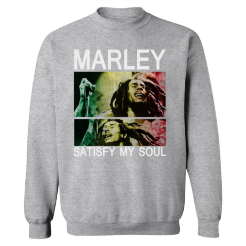 Licensed Character Mens Bob Marley Satisfy My Soul Sweatshirt