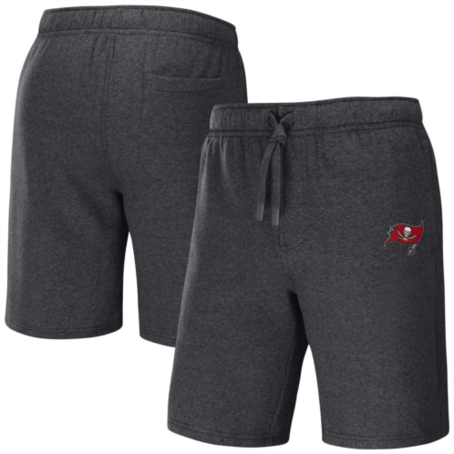 Mens NFL x Darius Rucker Collection by Fanatics Heather Charcoal Tampa Bay Buccaneers Logo Shorts