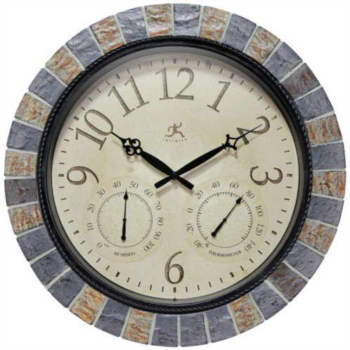Infinity Instruments Inca II Round Wall Clock