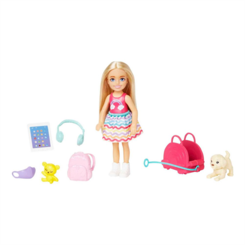 Barbie Chelsea Doll & Accessories Travel Set with Puppy