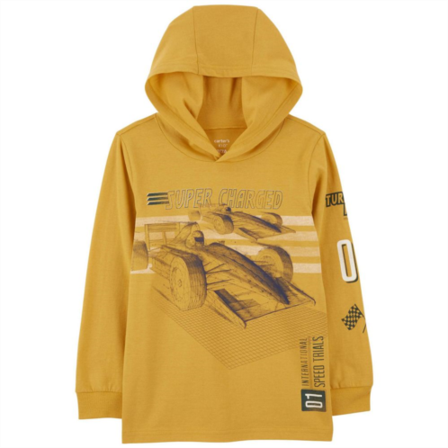 Boys Carters Graphic Print Hooded Jersey Tee
