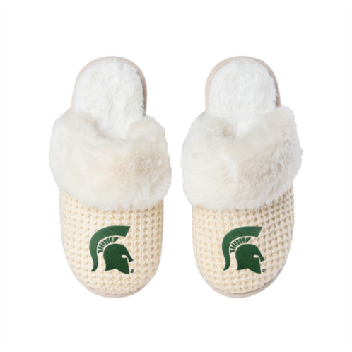 Unbranded Womens FOCO Michigan State Spartans Open Back Slippers