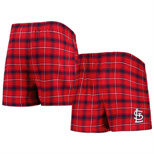 Unbranded Mens Concepts Sport Red/Navy St. Louis Cardinals Ledger Flannel Boxers