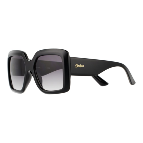 Womens Skechers 55mm Oversized Square Sunglasses