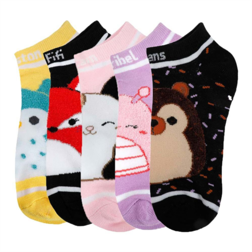 Licensed Character Womens Squishmallows 5-Pack Low Cut Socks