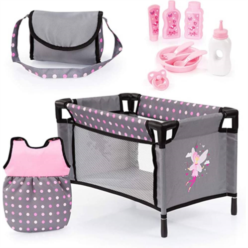 Bayer Baby Doll Travel Bed & Accessories Set