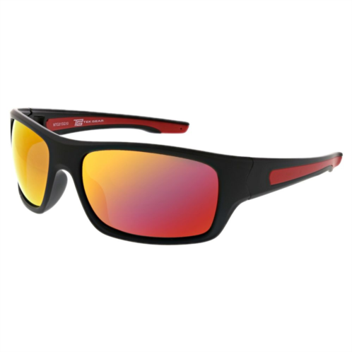 Mens Tek Gear 64mm Wrap Sport Polarized Sunglasses
