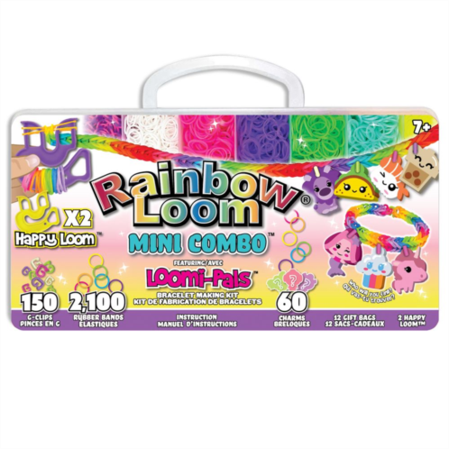 Rainbow Loom Loomi-Pals Mini Bracelet Making Combo with Happy Loom