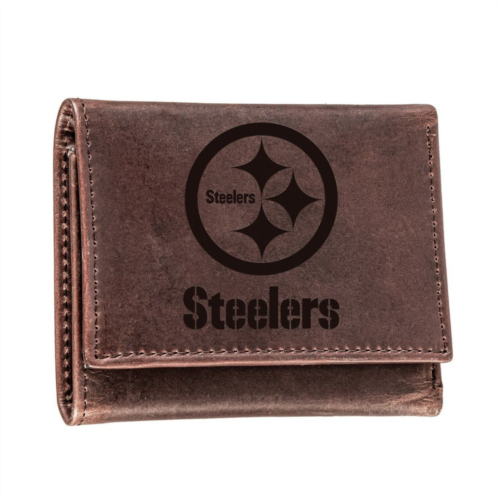 Unbranded Pittsburgh Steelers Leather Team Tri-Fold Wallet