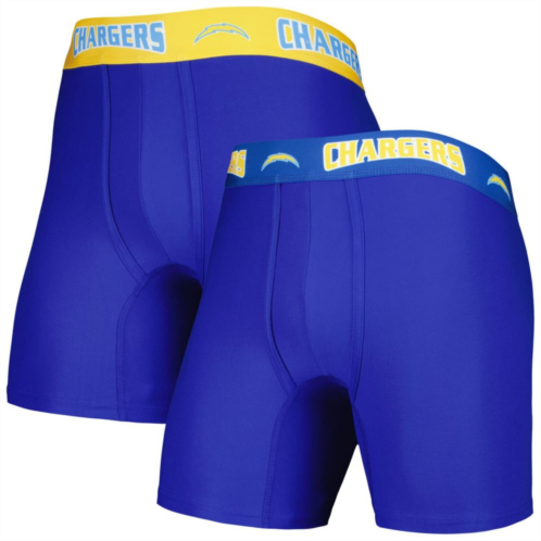 Unbranded Mens Concepts Sport Royal/Gold Los Angeles Chargers 2-Pack Boxer Briefs Set