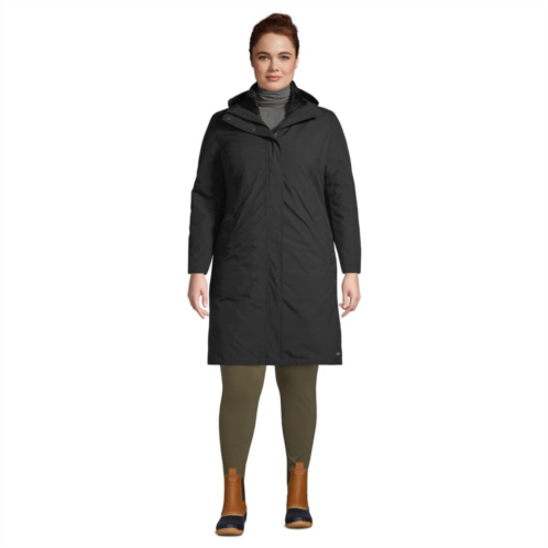 Plus Size Lands End Insulated 3-in-1 Primaloft Parka