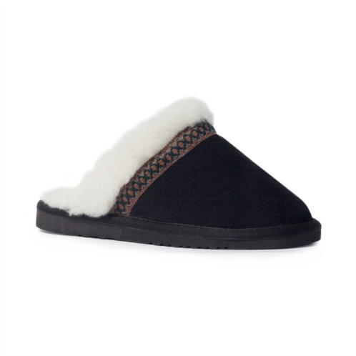 MUK LUKS Dawn Suede Womens Scuff Slippers