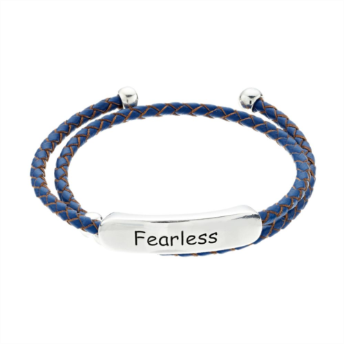 City Luxe Fearless Link Coil Bracelet