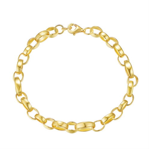 Unbranded 14k Gold Over Silver Link Chain Bracelet