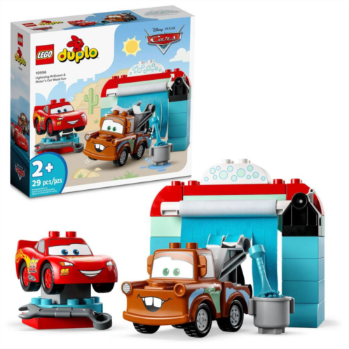 LEGO DUPLO Disney and Pixars Cars Lightning McQueen & Maters Car Wash Fun 10996 Set