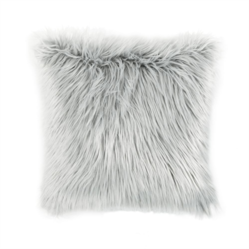 Lush Decor Mongolian Luca Faux Fur Decorative Pillow