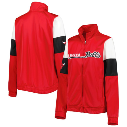 Womens G-III 4Her by Carl Banks Red Chicago Bulls Change Up Full-Zip Track Jacket