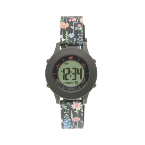 Skechers Womens Small Rosencrans Colorblock Silicone Watch